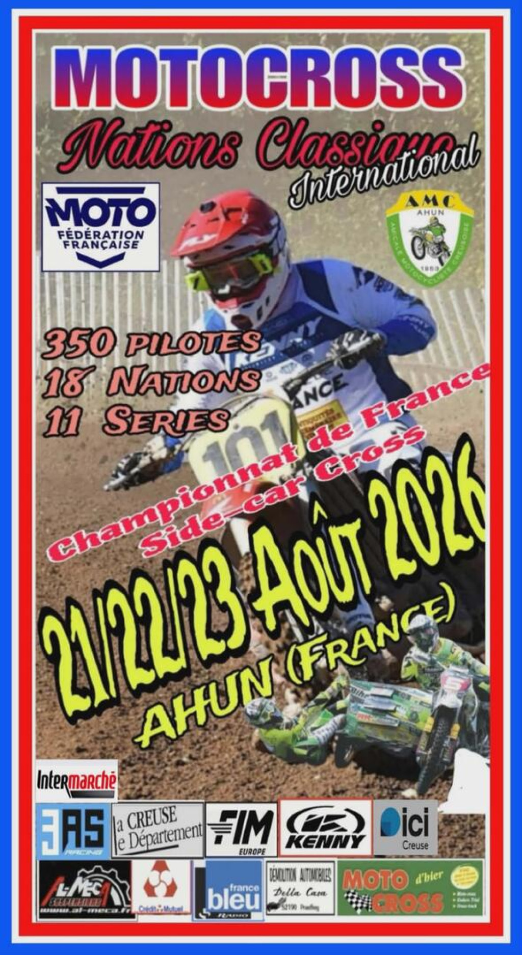 CDF Sidecar Elite et motocross nations classiques  