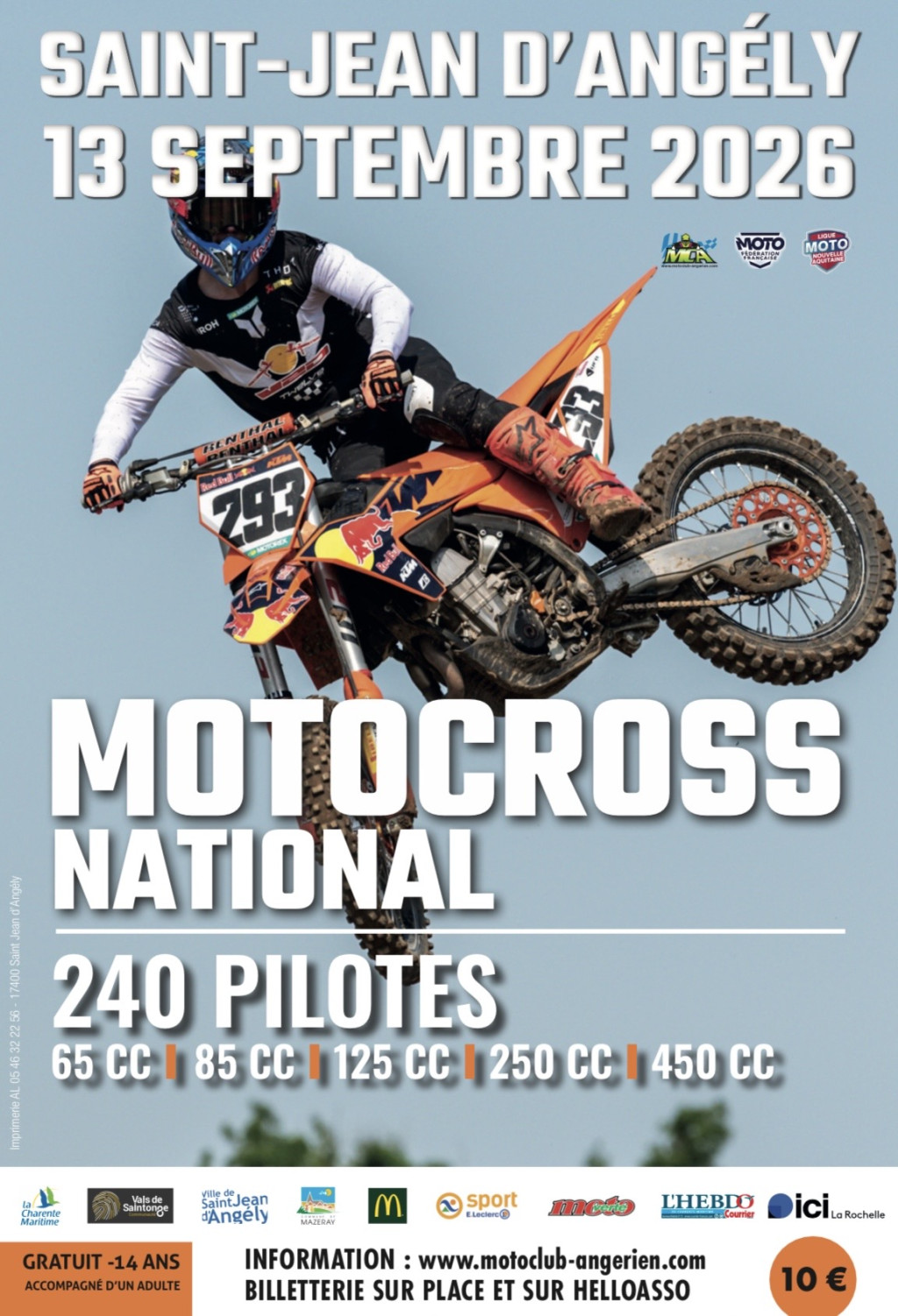 Motocross LMNA - Coupe des 3 Zones 250/450cc